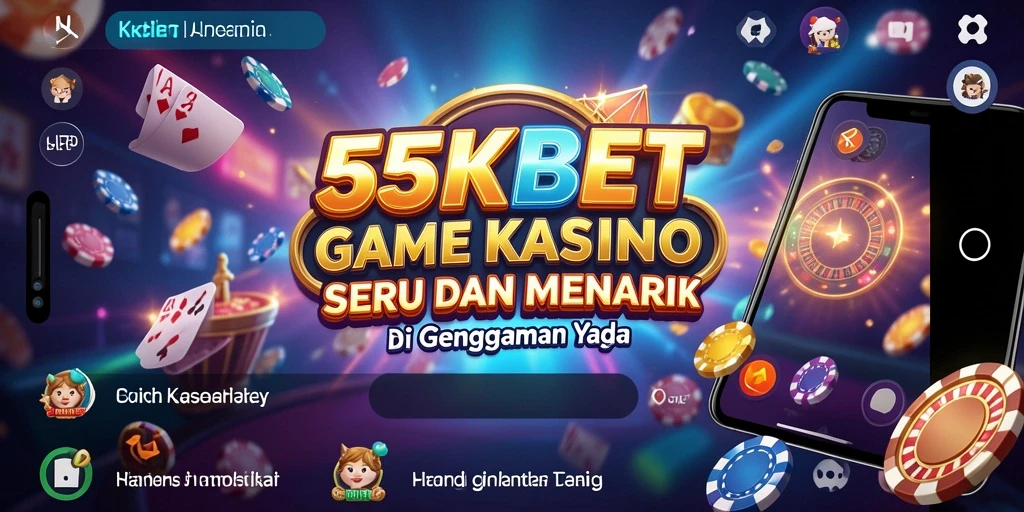 Gameplay seru di 55KBET dengan grafis kasino yang menawan.
