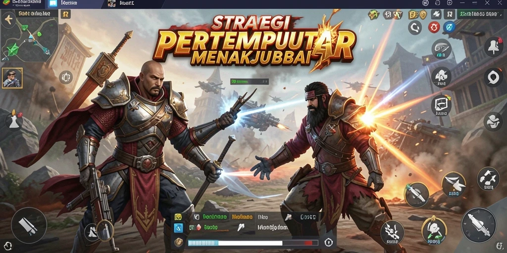 Tampilan gameplay menakjubkan dalam pertempuran strategis 5RT.