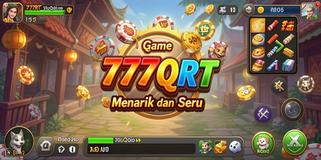 Screenshot gameplay 777RT menunjukkan keseruan permainan QiuQiu yang menarik.