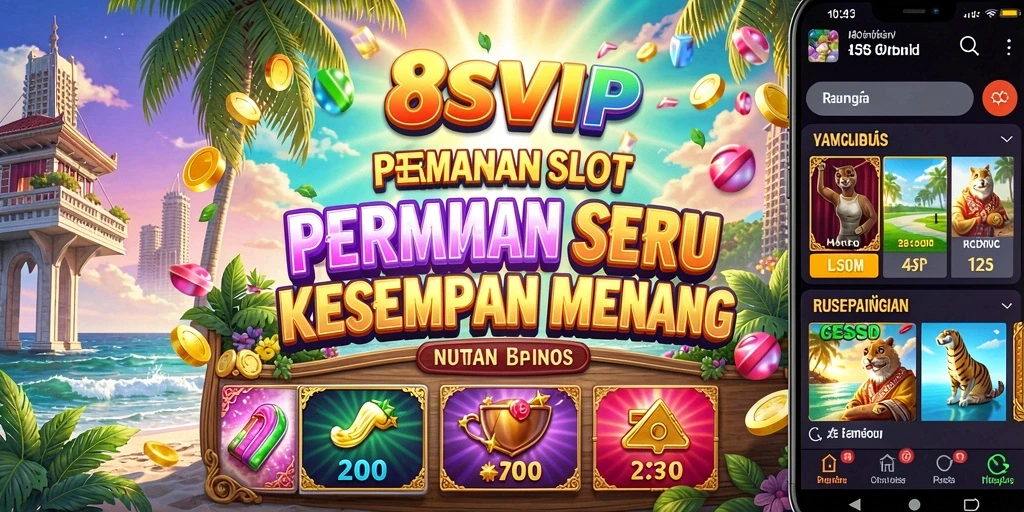 Tangkapan layar gameplay 8SVIP yang menampilkan mesin Slot yang menarik.