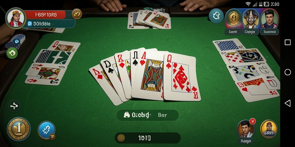 Screenshot gameplay <strong>IDRRP</strong> menampilkan serunya permainan Gaple.