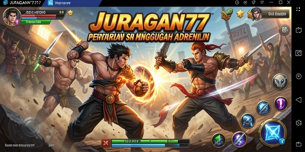 Tampilan menegangkan dalam pertarungan <strong>JURAGAN77</strong> yang dramatis.