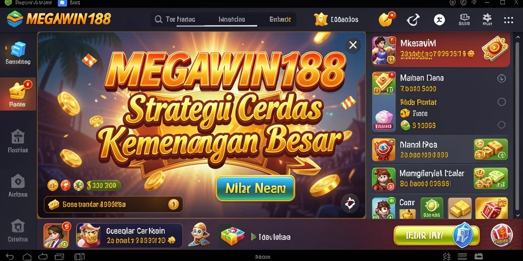 Screenshot gameplay MEGAWIN188 memperlihatkan aksi strategi yang intens.