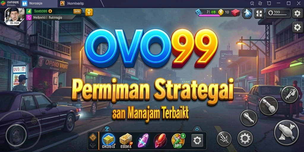 Tampilan gameplay mendalam OVO99 yang menantang dan strategis.