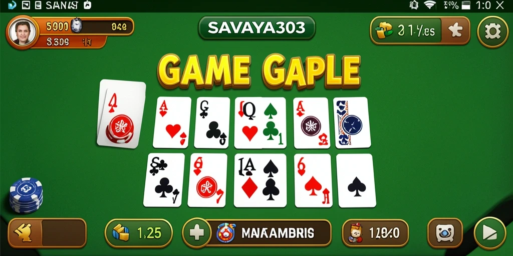 Screenshot gameplay Gaple yang menarik di SAVAYA303.