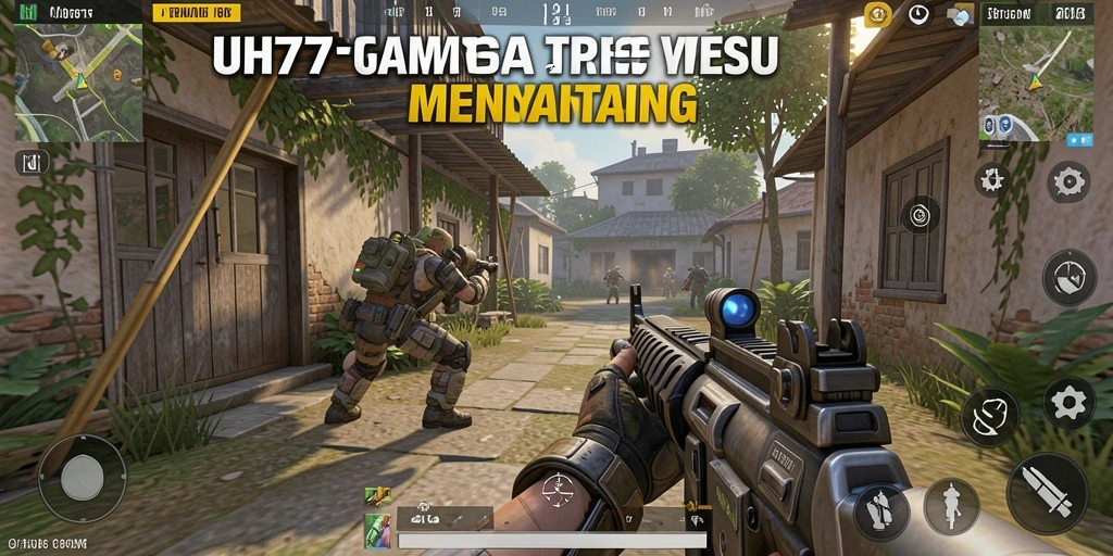 Tangkapan layar UH77 menampilkan aksi gameplay yang seru dan dinamis.